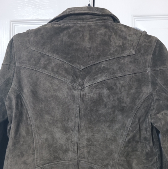 Silent New York Suede Leather Jacket - Picture 7 of 11